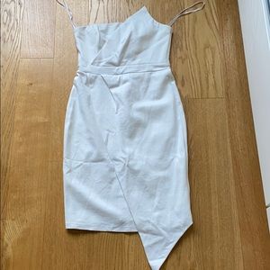 Lulus queen of the city strapless bodycon dress